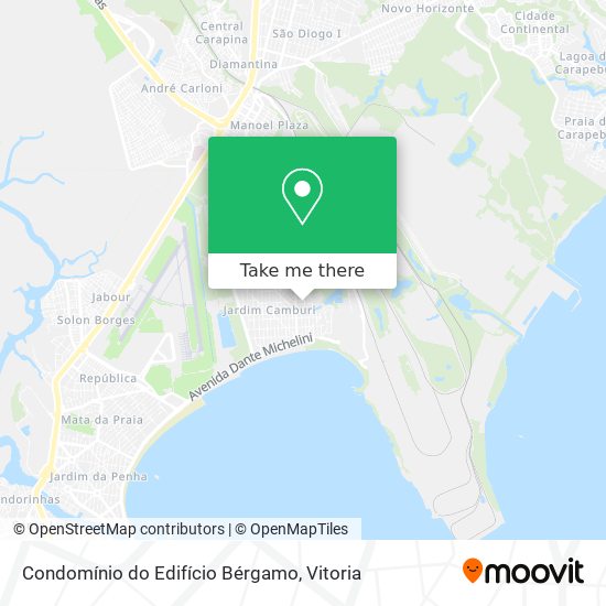 Condomínio do Edifício Bérgamo map