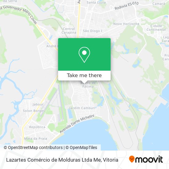 Lazartes Comércio de Molduras Ltda Me map