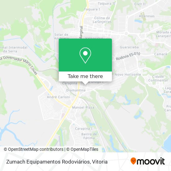 Zumach Equipamentos Rodoviários map