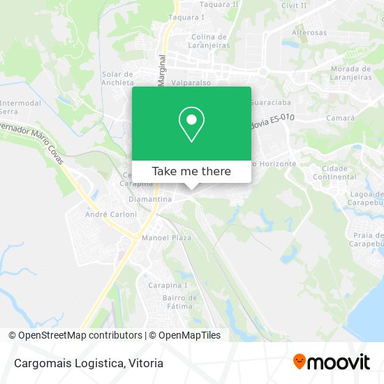 Cargomais Logistica map