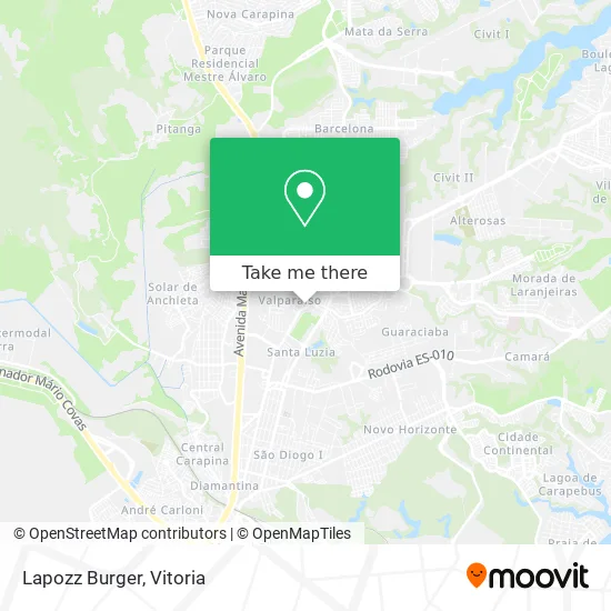 Lapozz Burger map
