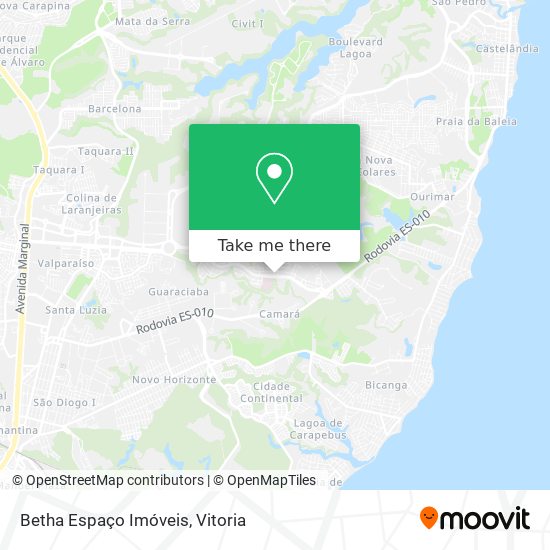 Betha Espaço Imóveis map