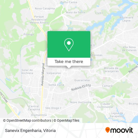 Sanevix Engenharia map