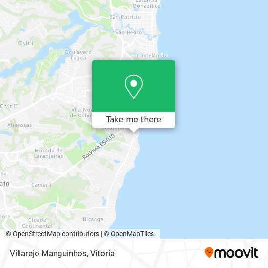 Villarejo Manguinhos map