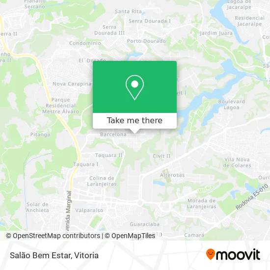 Salão Bem Estar map