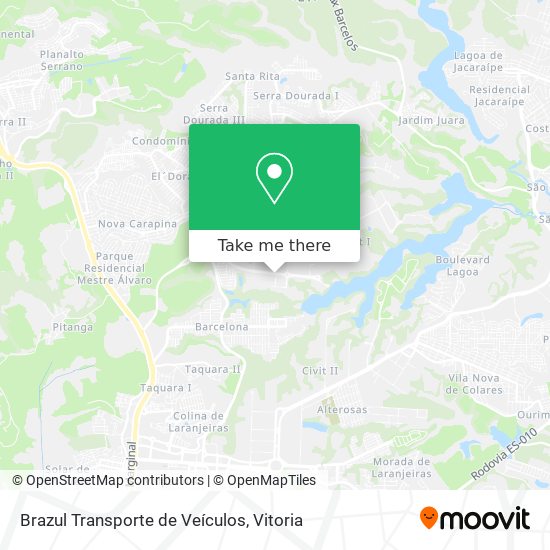 Brazul Transporte de Veículos map