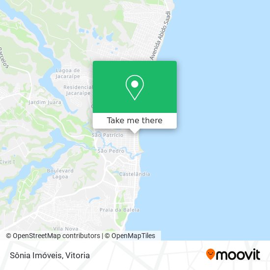Sônia Imóveis map
