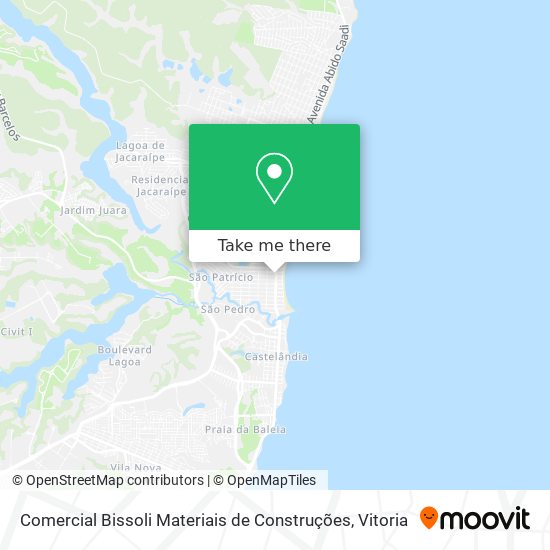 Comercial Bissoli Materiais de Construções map