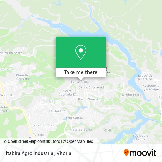 Itabira Agro Industrial map