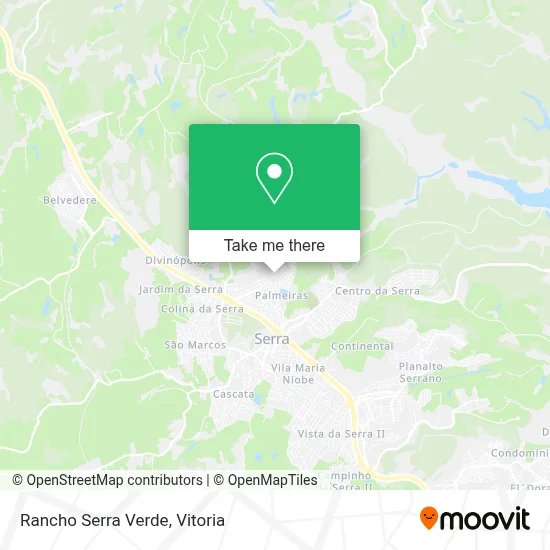 Rancho Serra Verde map
