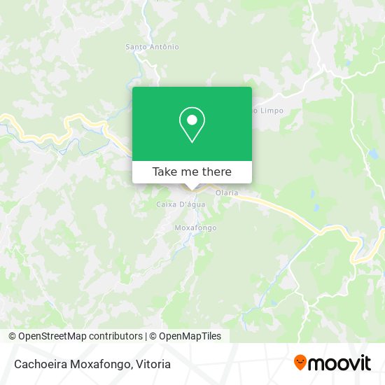 Mapa Cachoeira Moxafongo