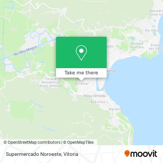 Supermercado Noroeste map