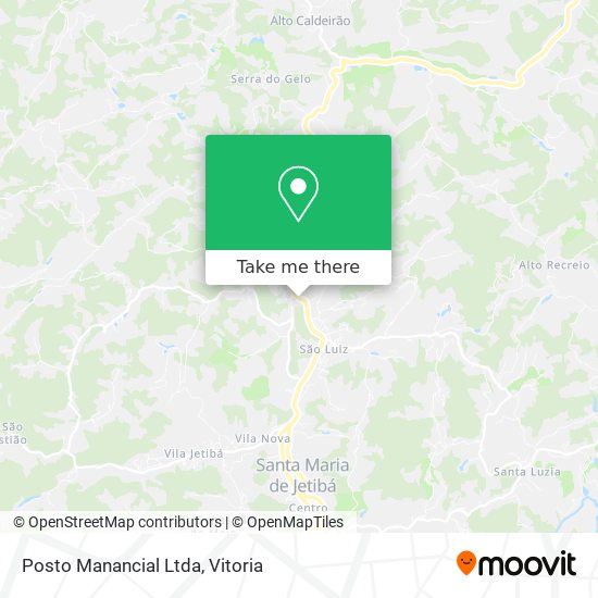 Posto Manancial Ltda map