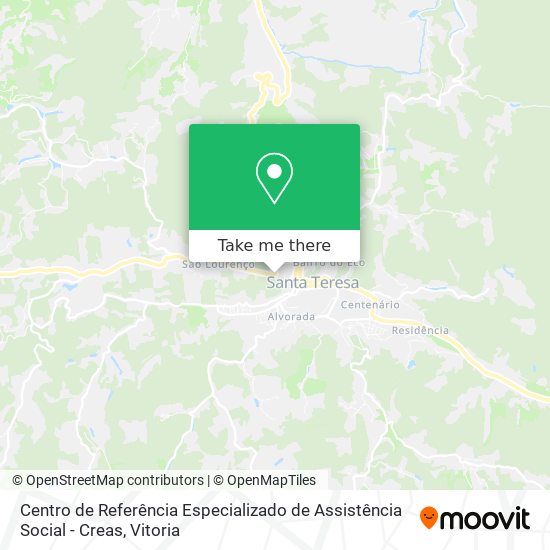 Centro de Referência Especializado de Assistência Social - Creas map