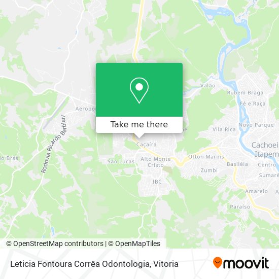 Leticia Fontoura Corrêa Odontologia map