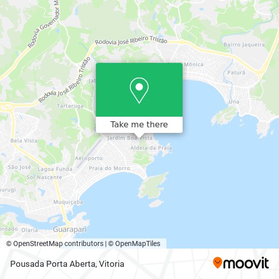 Pousada Porta Aberta map