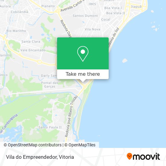 Vila do Empreendedor map