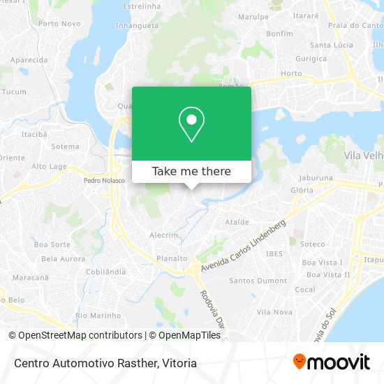 Centro Automotivo Rasther map