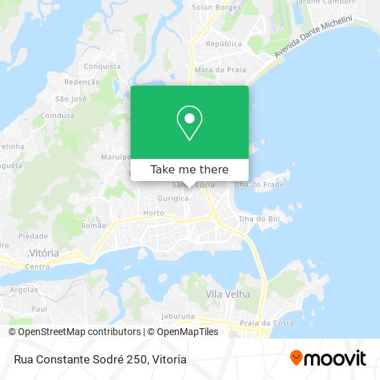 Rua Constante Sodré 250 map