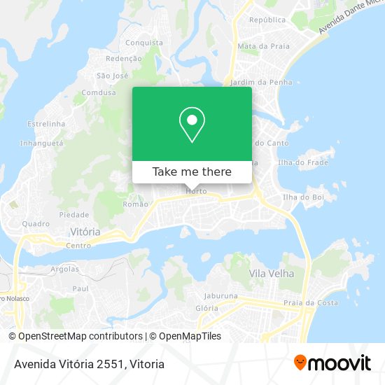 Avenida Vitória 2551 map