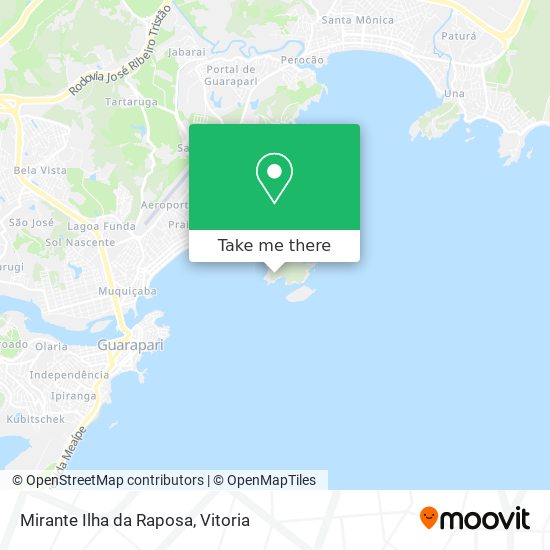 Mirante Ilha da Raposa map