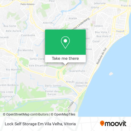 Lock Self Storage Em Vila Velha map