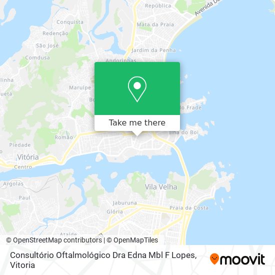 Consultório Oftalmológico Dra Edna Mbl F Lopes map