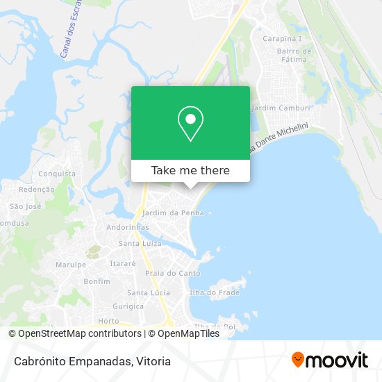 Cabrónito Empanadas map