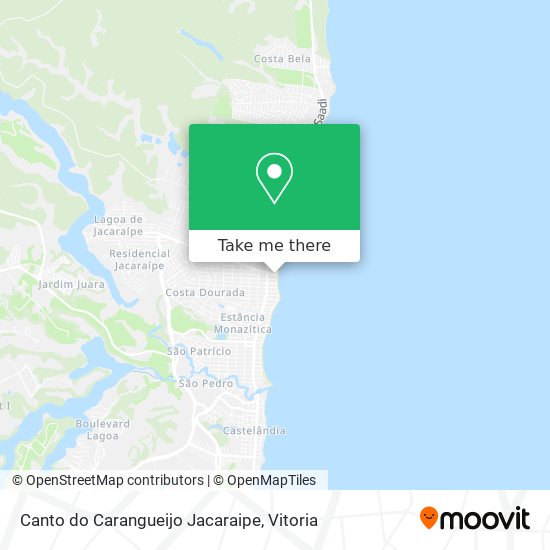 Canto do Carangueijo Jacaraipe map