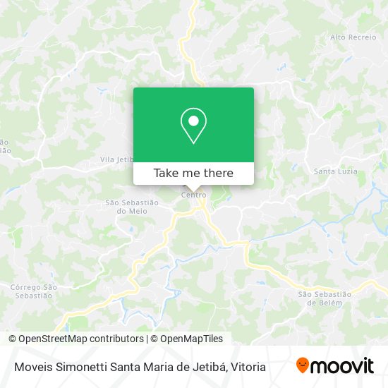 Moveis Simonetti Santa Maria de Jetibá map