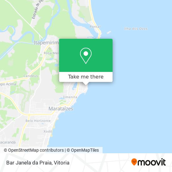 Bar Janela da Praia map