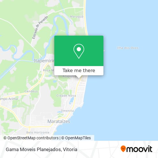 Gama Moveis Planejados map