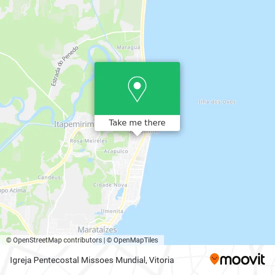 Mapa Igreja Pentecostal Missoes Mundial