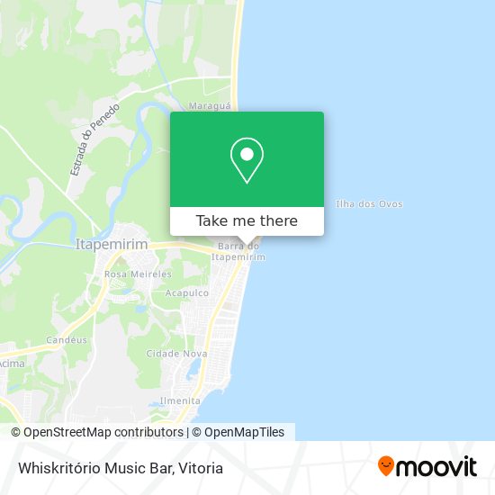 Whiskritório Music Bar map