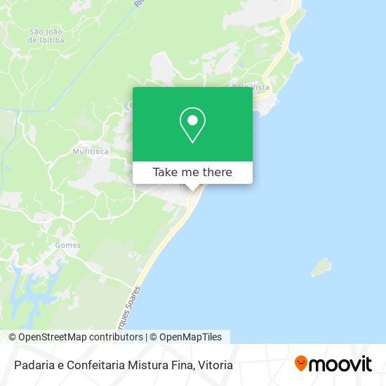 Padaria e Confeitaria Mistura Fina map