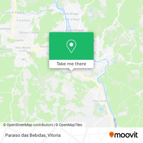 Paraiso das Bebidas map