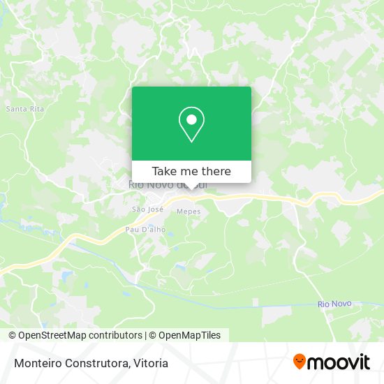 Monteiro Construtora map