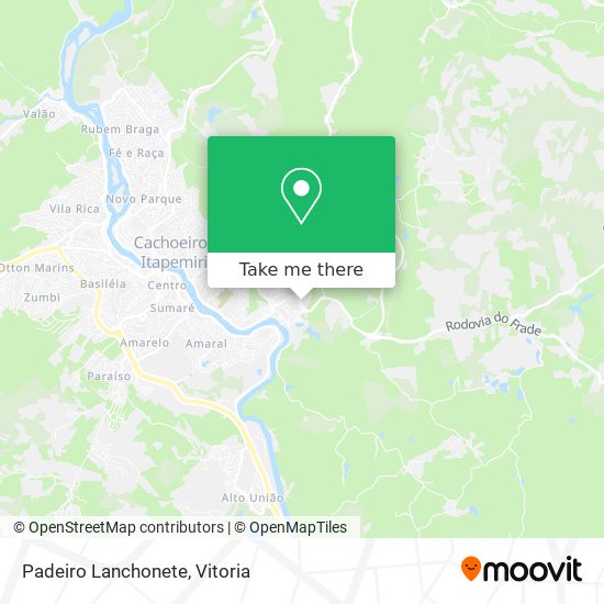Padeiro Lanchonete map