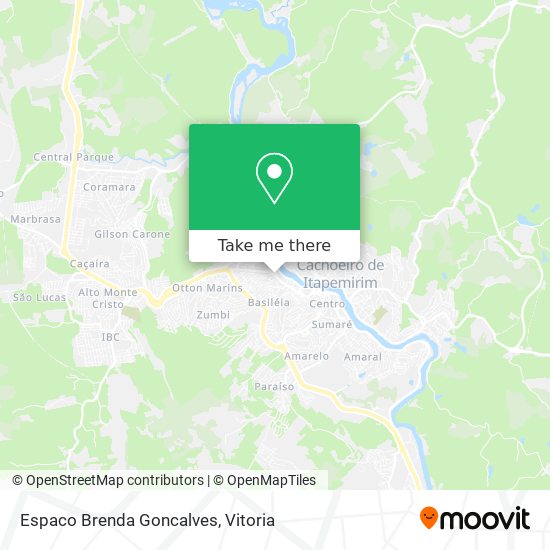 Espaco Brenda Goncalves map
