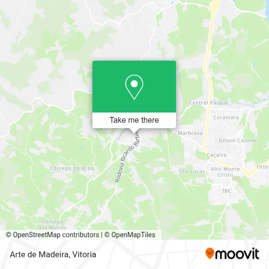 Arte de Madeira map