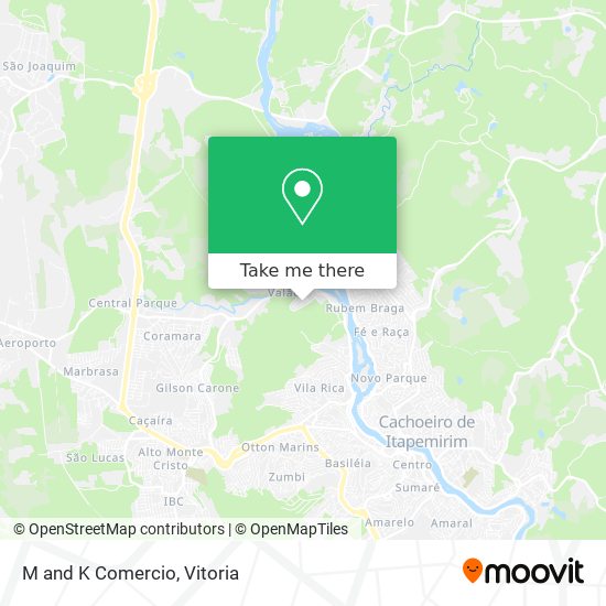 M and K Comercio map