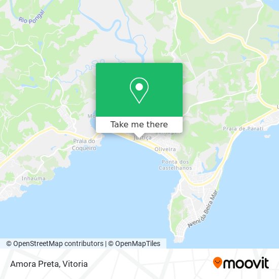 Amora Preta map