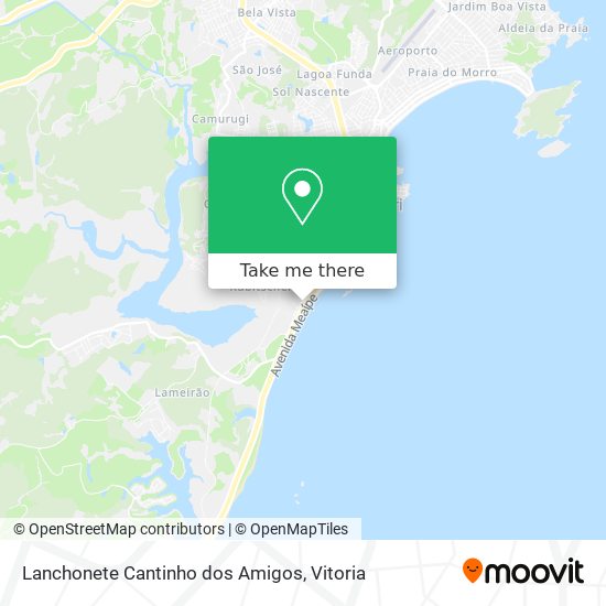 Lanchonete Cantinho dos Amigos map