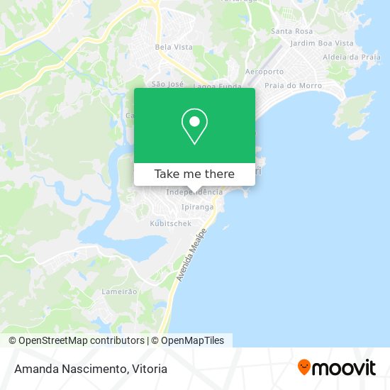 Amanda Nascimento map