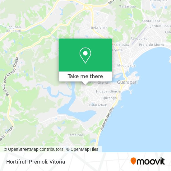Hortifruti Premoli map