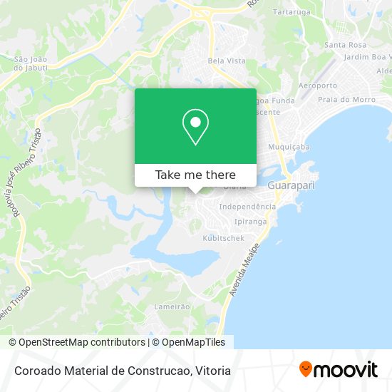 Coroado Material de Construcao map