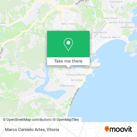 Marco Carnielo Artes map