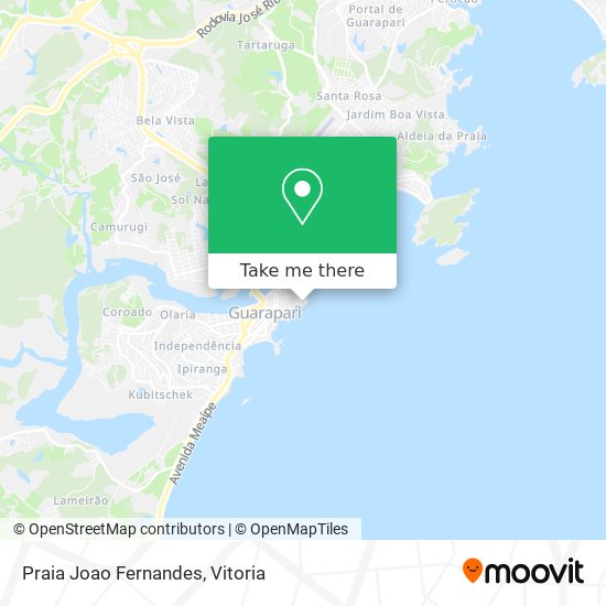 Praia Joao Fernandes map