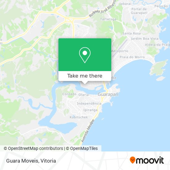 Guara Moveis map