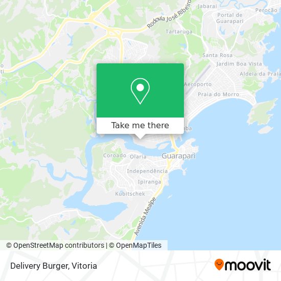 Delivery Burger map